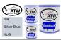 Preview: Kia, Silver Blue, KLG: 1L Lackdose + 1L Klarlack + 500ml Härter - Set, von ATW Autoteile West.